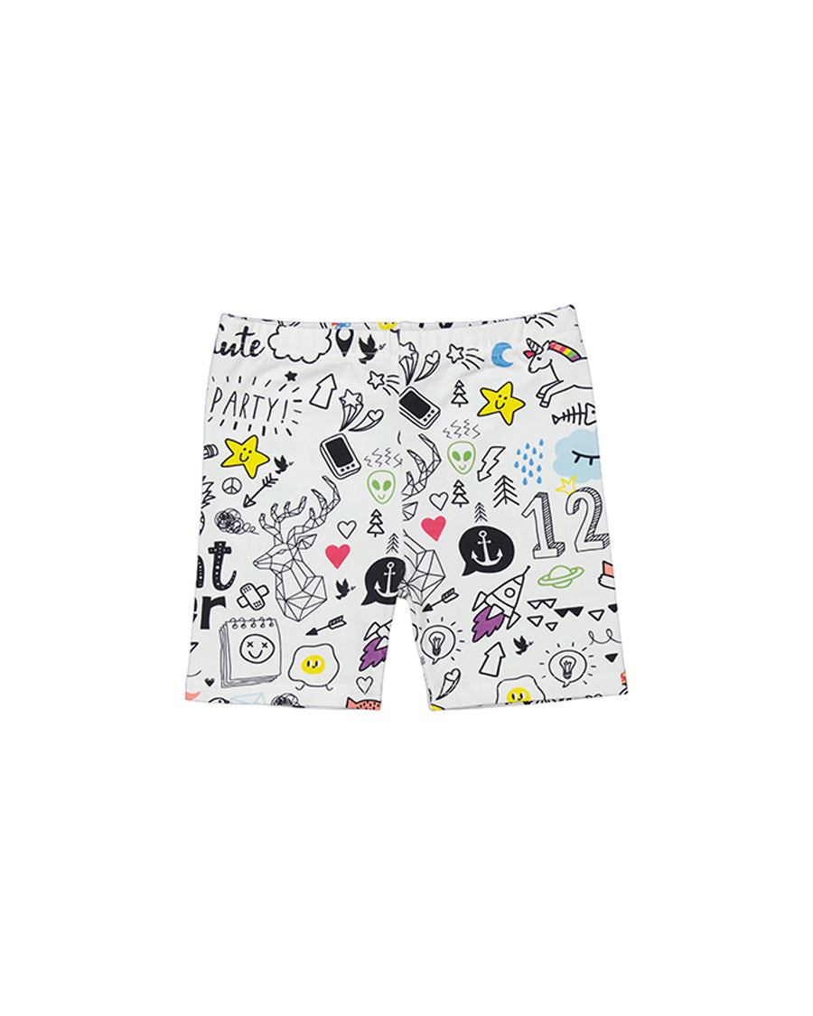 Radicool Doodle Bike Short