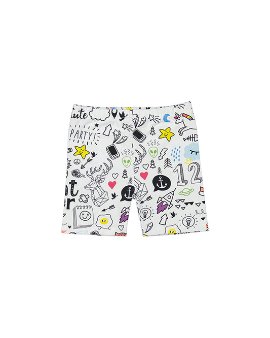 Radicool Doodle Bike Short