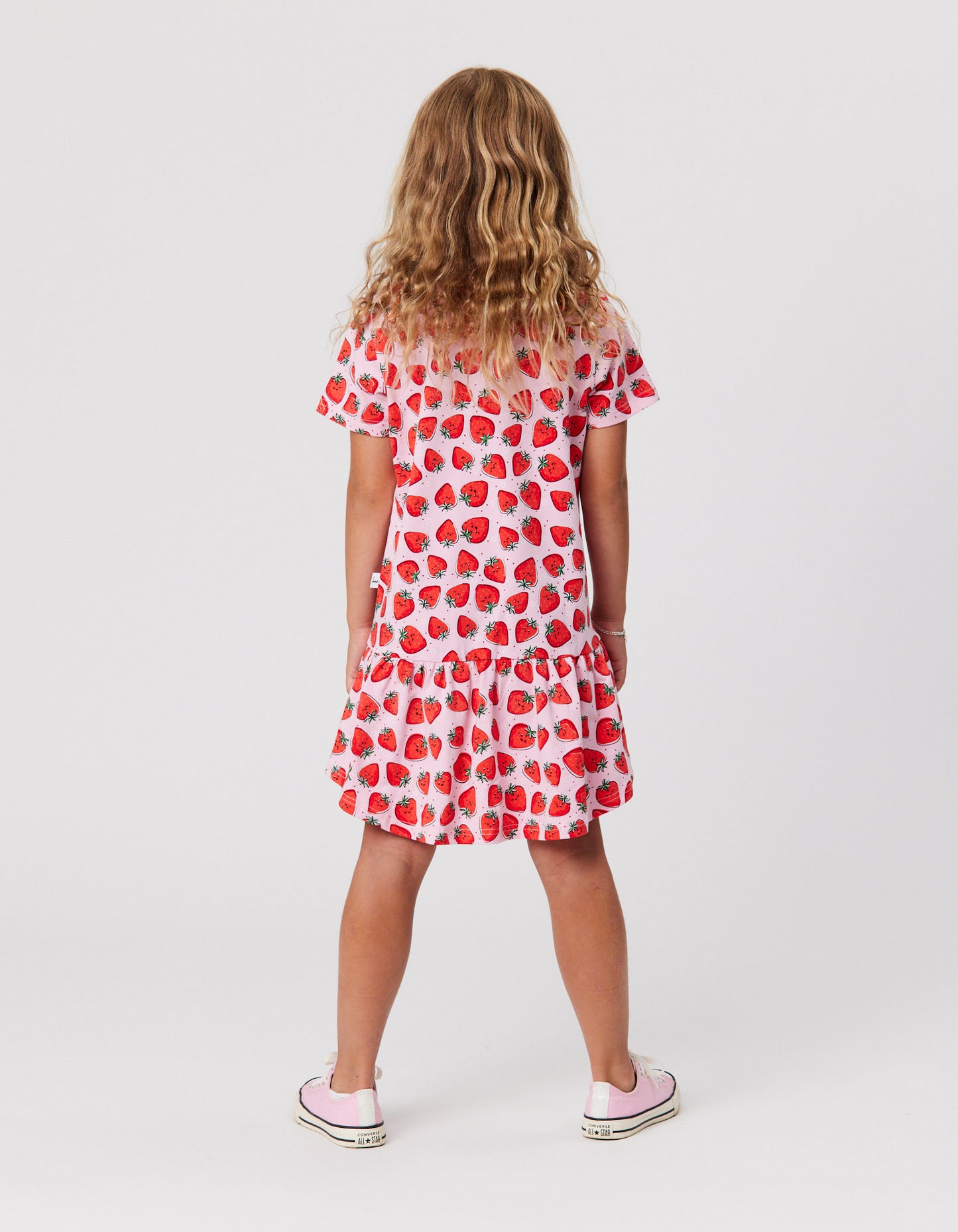 Radicool Strawberry Crush Frill Dress