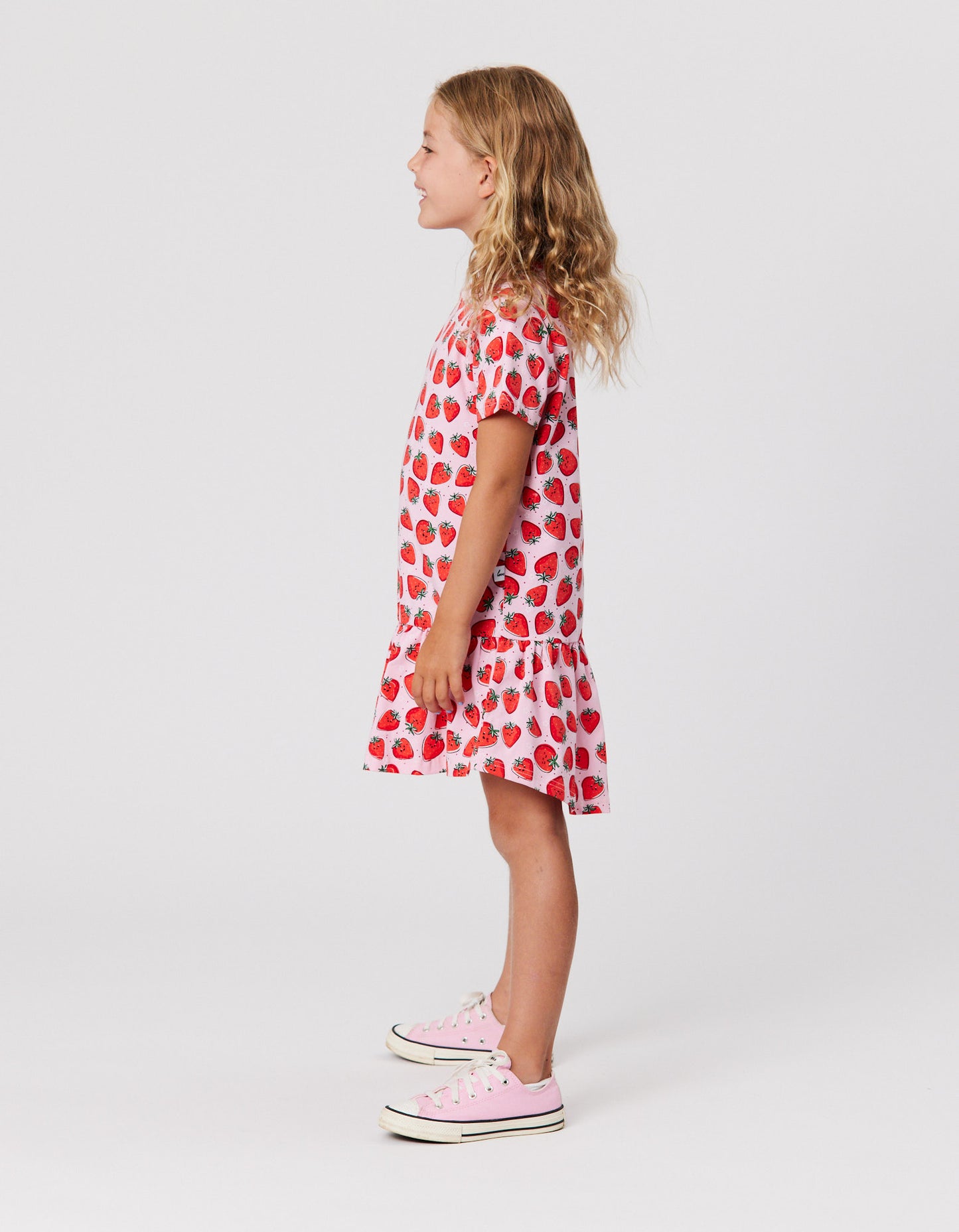 Radicool Strawberry Crush Frill Dress