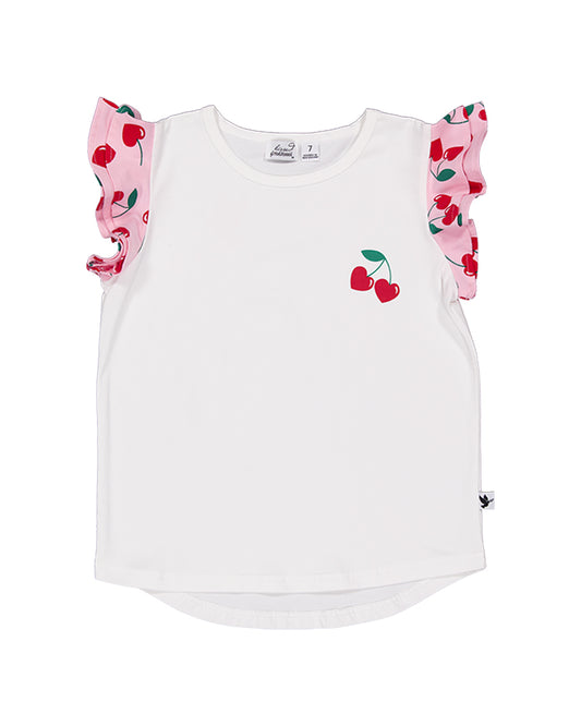 Radicool Cherry Frill Tee