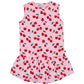 Radicool Cherries Sleeveless Frill Dress