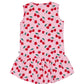 Radicool Cherries Sleeveless Frill Dress