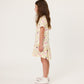 Radicool Flamingoes Frill Dress Buttercream