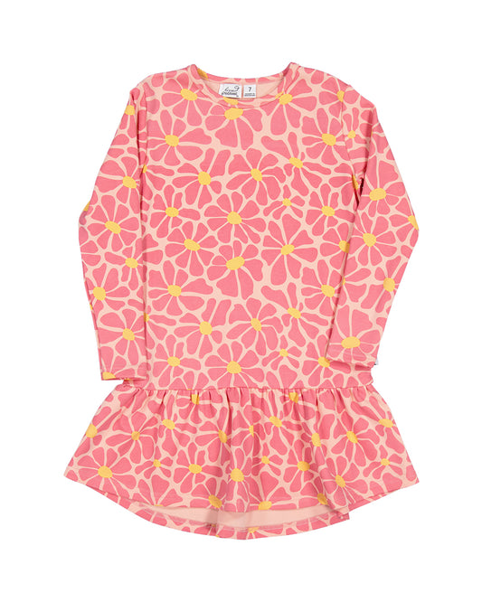 Radicool Groovy Floral Frill Dress