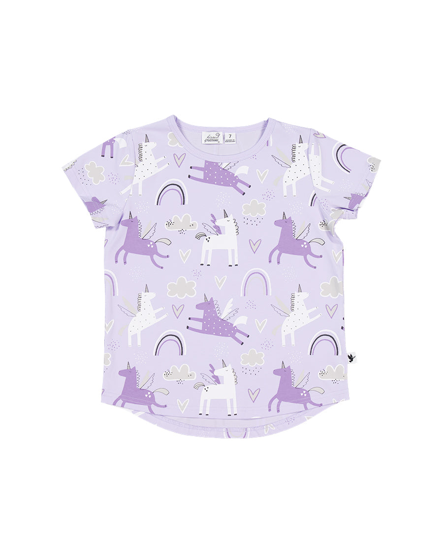Kissed By Radicool Kids Magical Unicorns Short Sleeve Tee