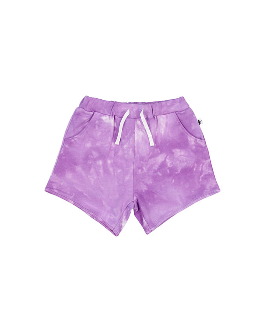 Kissed By Radicool Kids Amethyst Tie Dye Short