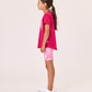 Kissed By Radicool Kids Bike Short in Tie-Dye Pink