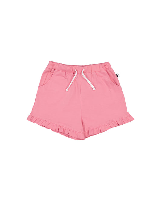 Kissed By Radicool Kids Frill Short In Petal Pink