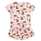 Kissed By Radicool Kids Floral Capybaras Frill Dress
