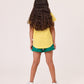 Kissed by Radicool Parrot Stripe Short Sleeve Tee
