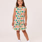Kissed by Radicool Tropical Jungle Sleeveless Frill Dress