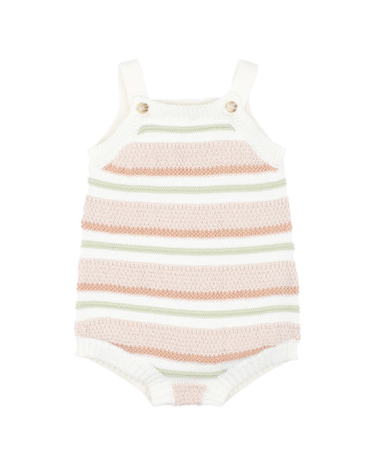 Minihaha The Waterhole Knitted Stripe Bodysuit Multi