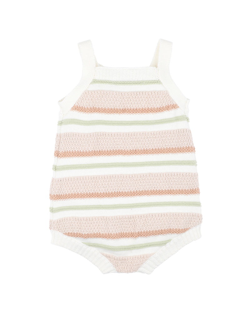 Minihaha The Waterhole Knitted Stripe Bodysuit Multi