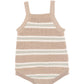 Minihaha Wildlings Stripe Knitted Bodysuit Neutral