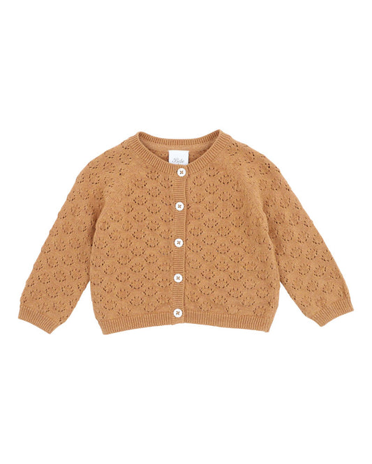 Minihaha Bailey Eyelet Knit Cardigan