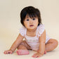 Minihaha Madelyn Hand Embroderie Organic Knitted Bodysuit Pale Pink