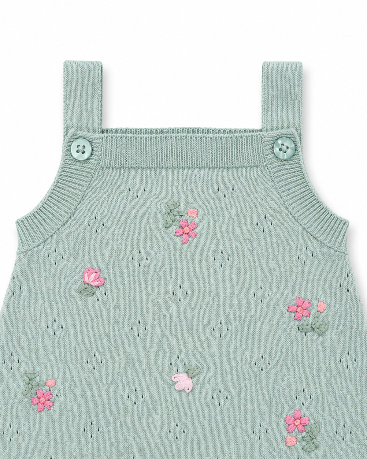Minihaha Chelsea Hand Embroidered Knit Bodysuit