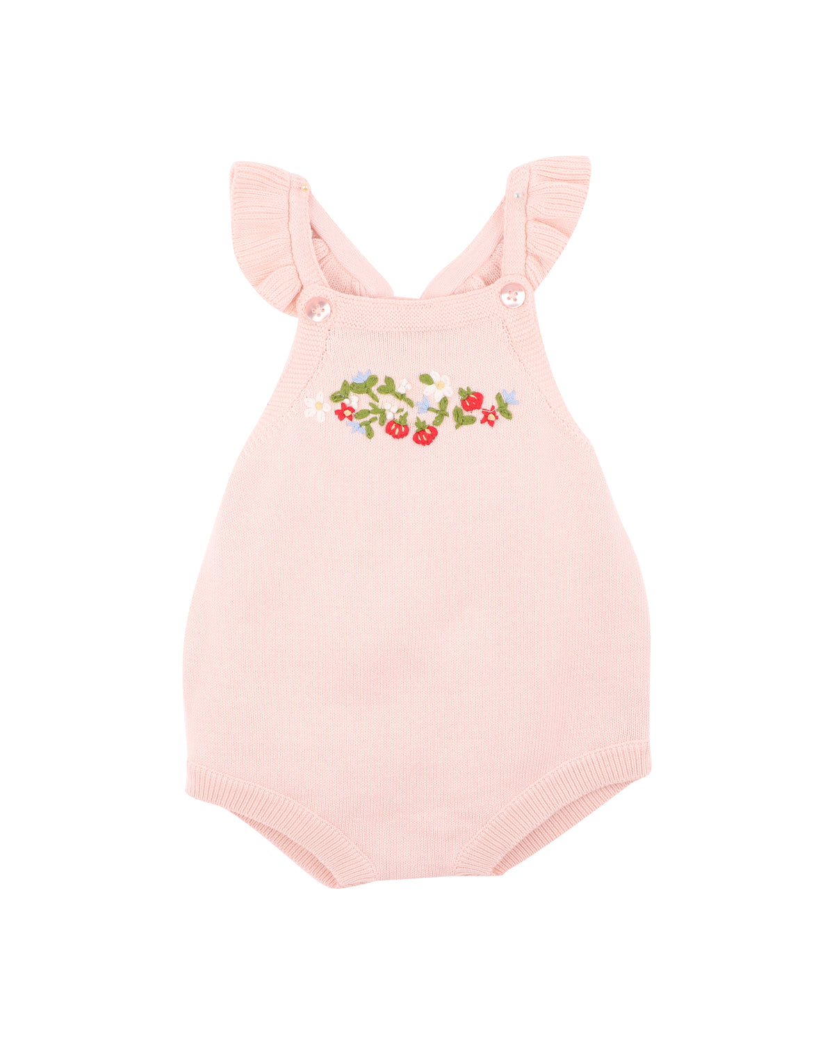 Minihaha Poppy Hand Embroidered Knit Bodysuit