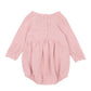 Minihaha Baby Fern Organic Pointelle Knitted Bodysuit Blossom