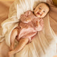 Minihaha Baby Fern Organic Pointelle Knitted Bodysuit Blossom