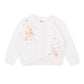 Minihaha Baby Fern Hand Embroidery Organic Cardigan Cloud