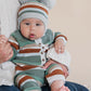 Minihaha Mateo Stripe Knitted Romper