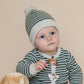 Minihaha Otto Stripe Organic Knitted Beanie