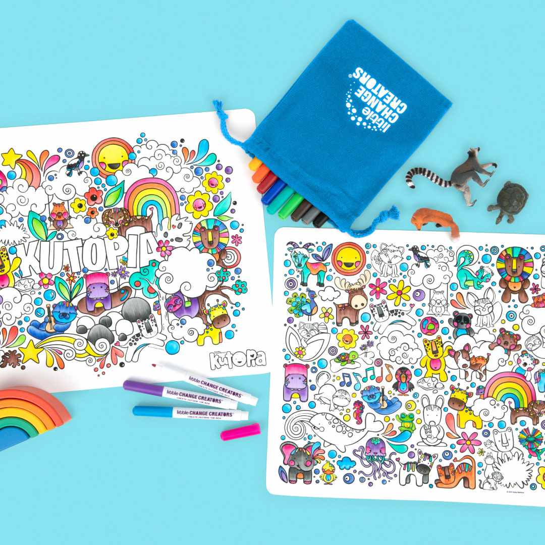 Little Change Creators Re-FUN-Able Colouring Set Kutopia