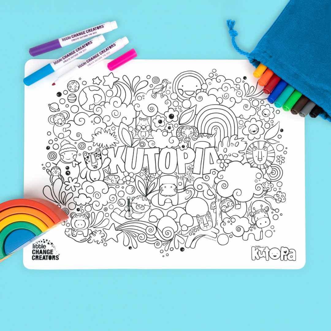Little Change Creators Re-FUN-Able Colouring Set Kutopia