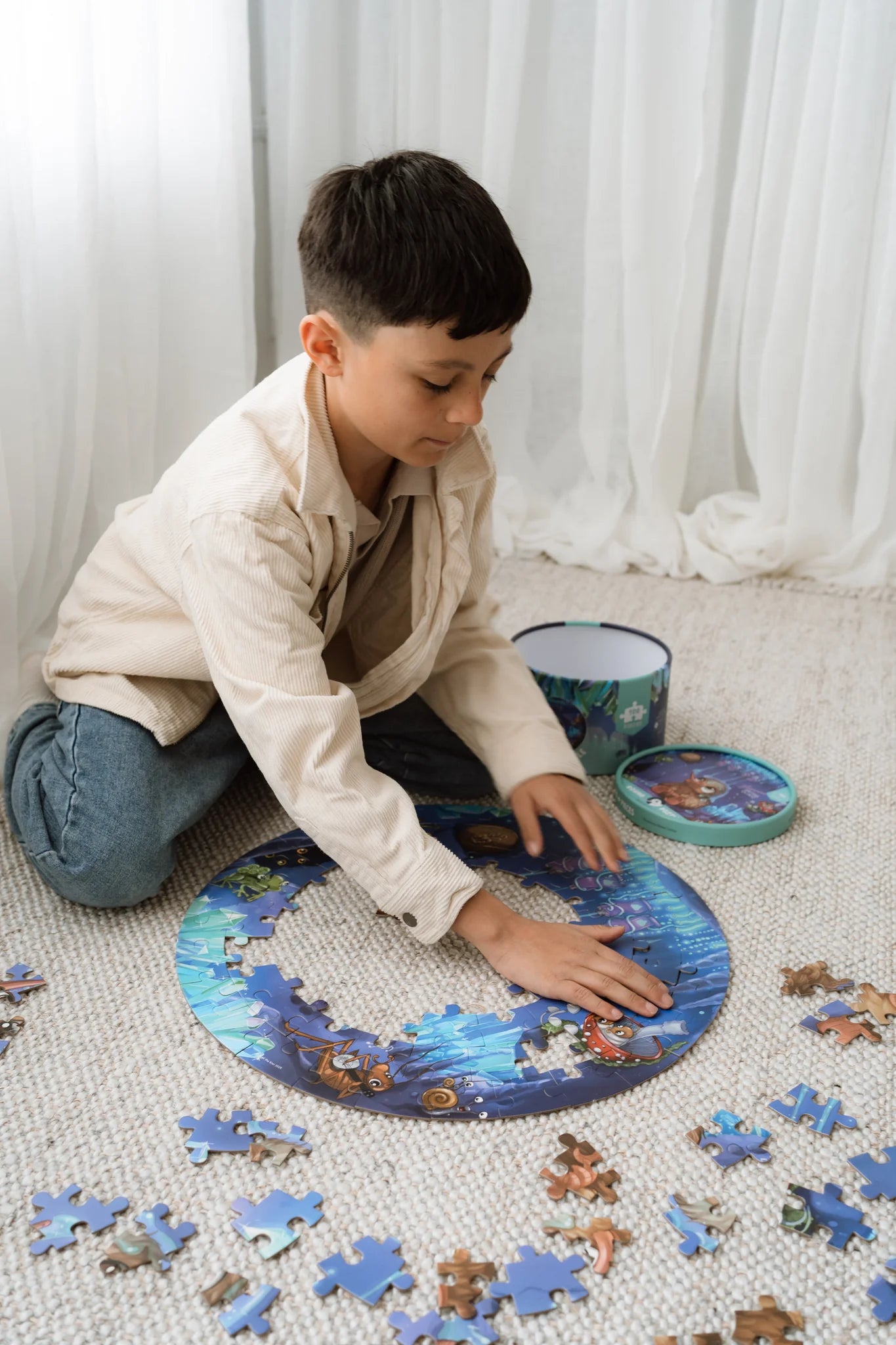 Kuwi Puzzle | Glowworm Glitter Critter 100 piece