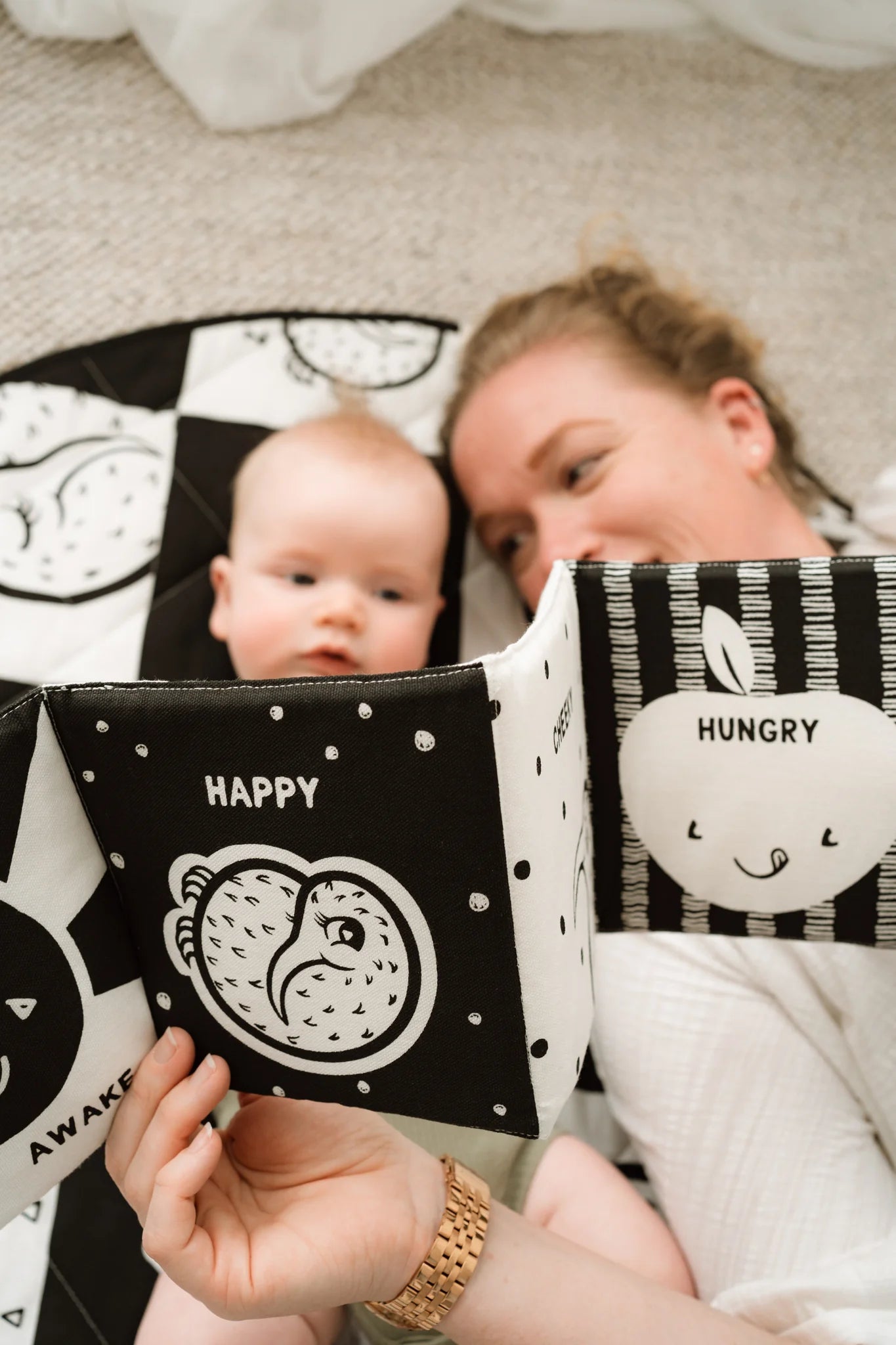 Sleepy Kiwi Fabric Book