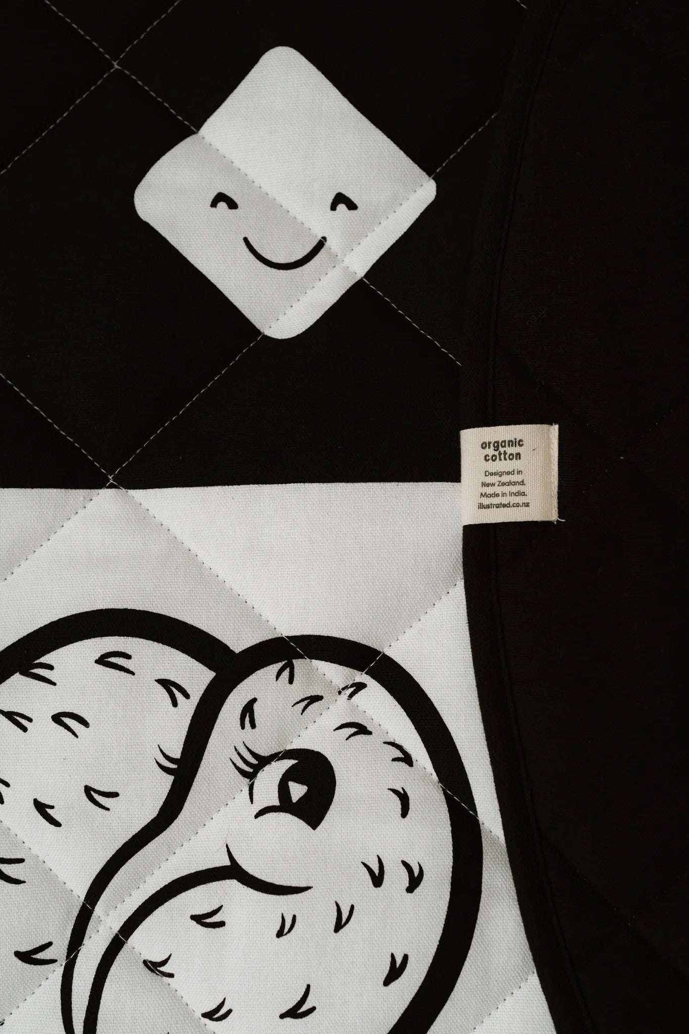 Sleepy Kiwi Quilted Playmat