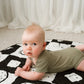 Sleepy Kiwi Quilted Playmat