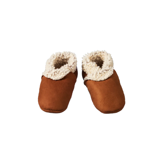 Nature Baby Lambskin Booties Cinnamon