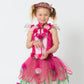 Bloom Fairy Dress Hot Pink