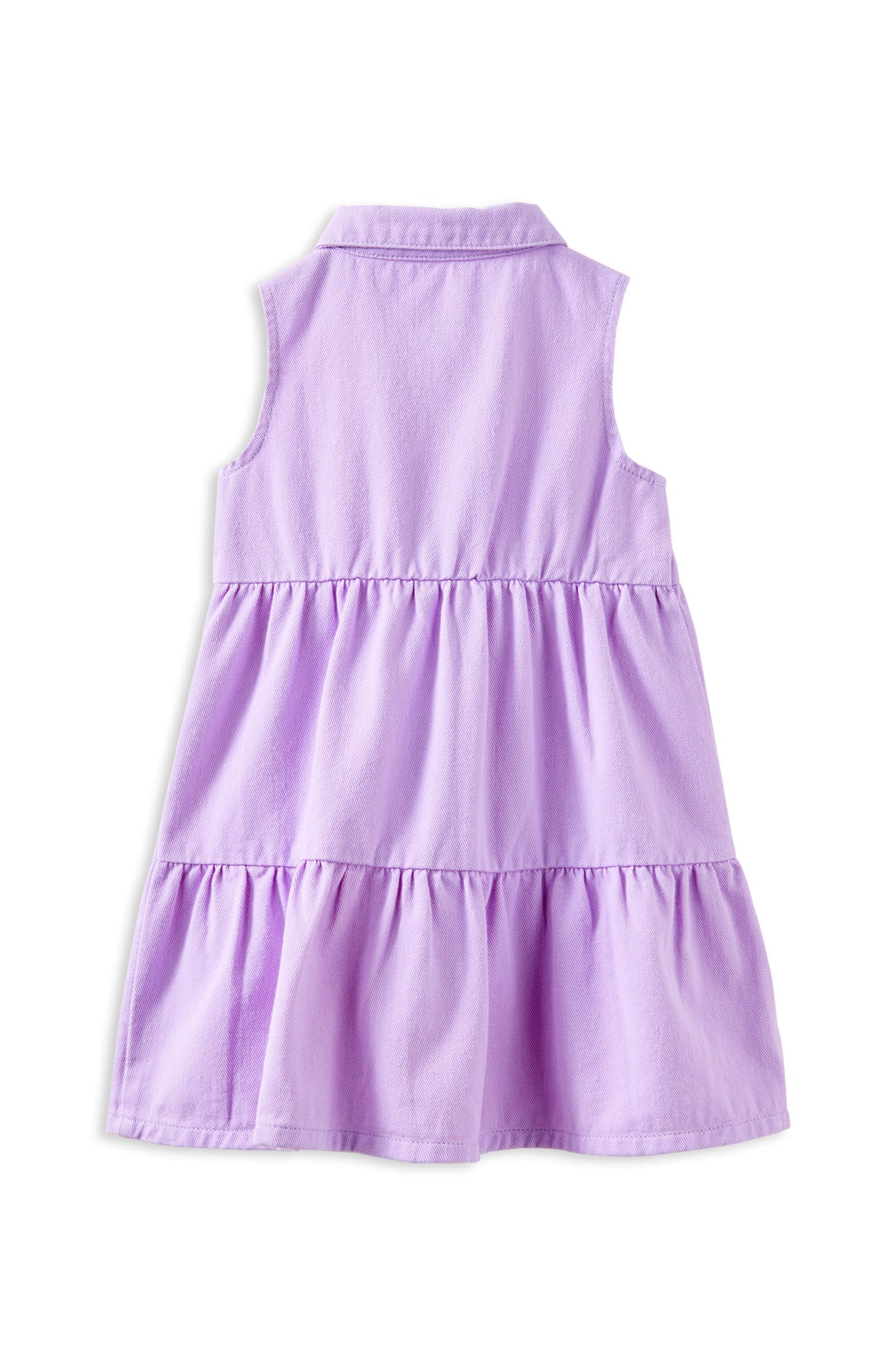 Milky Lilac Twill Dress