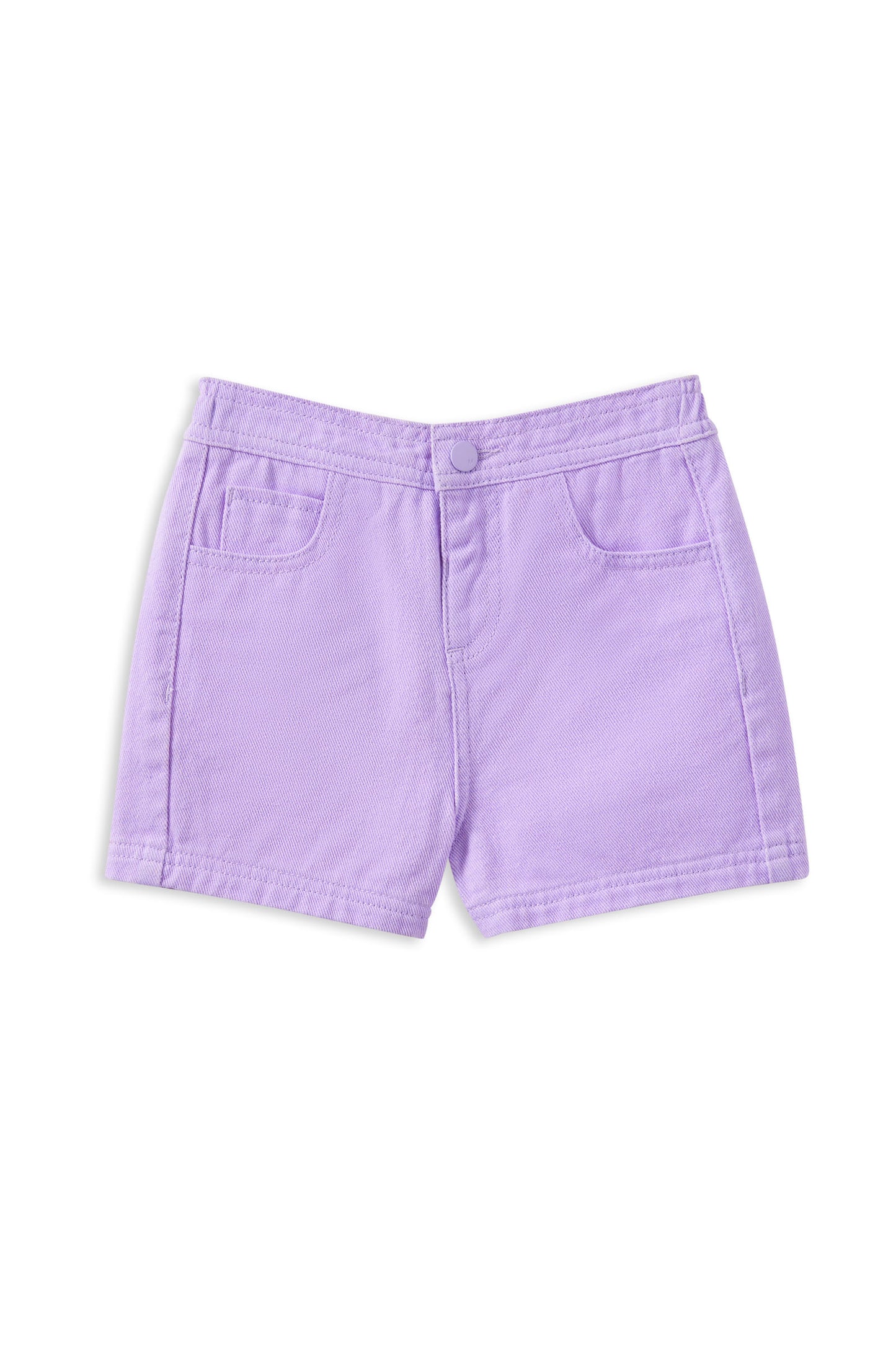 Milky Lilac Twill Short