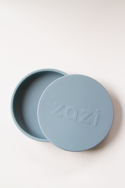 Zazi Clever Plate with lid Sky