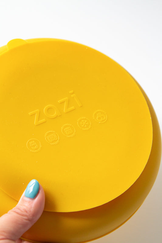 Zazi Clever Plate with lid Yolk