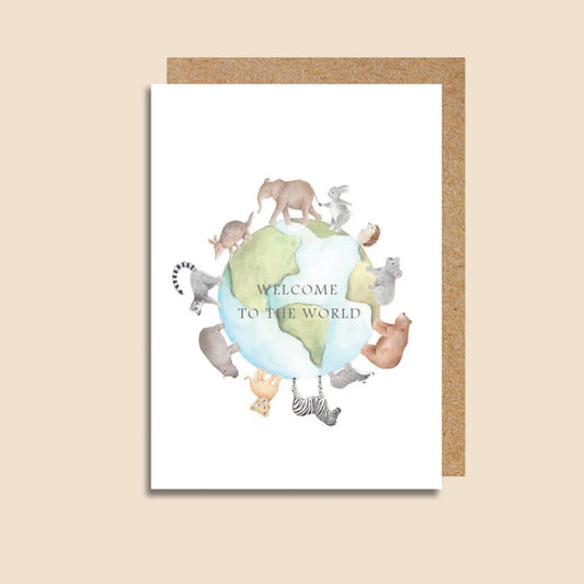 Welcome To The World Earth Card