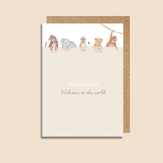 Welcome To The World | Safari Card