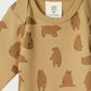 Babu Organic Cotton Long Sleeve Bodysuit Chubby Bear
