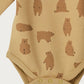 Babu Organic Cotton Long Sleeve Bodysuit Chubby Bear