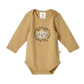 Babu Organic Cotton Long Sleeve Bodysuit Lion