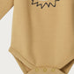 Babu Organic Cotton Long Sleeve Bodysuit Lion