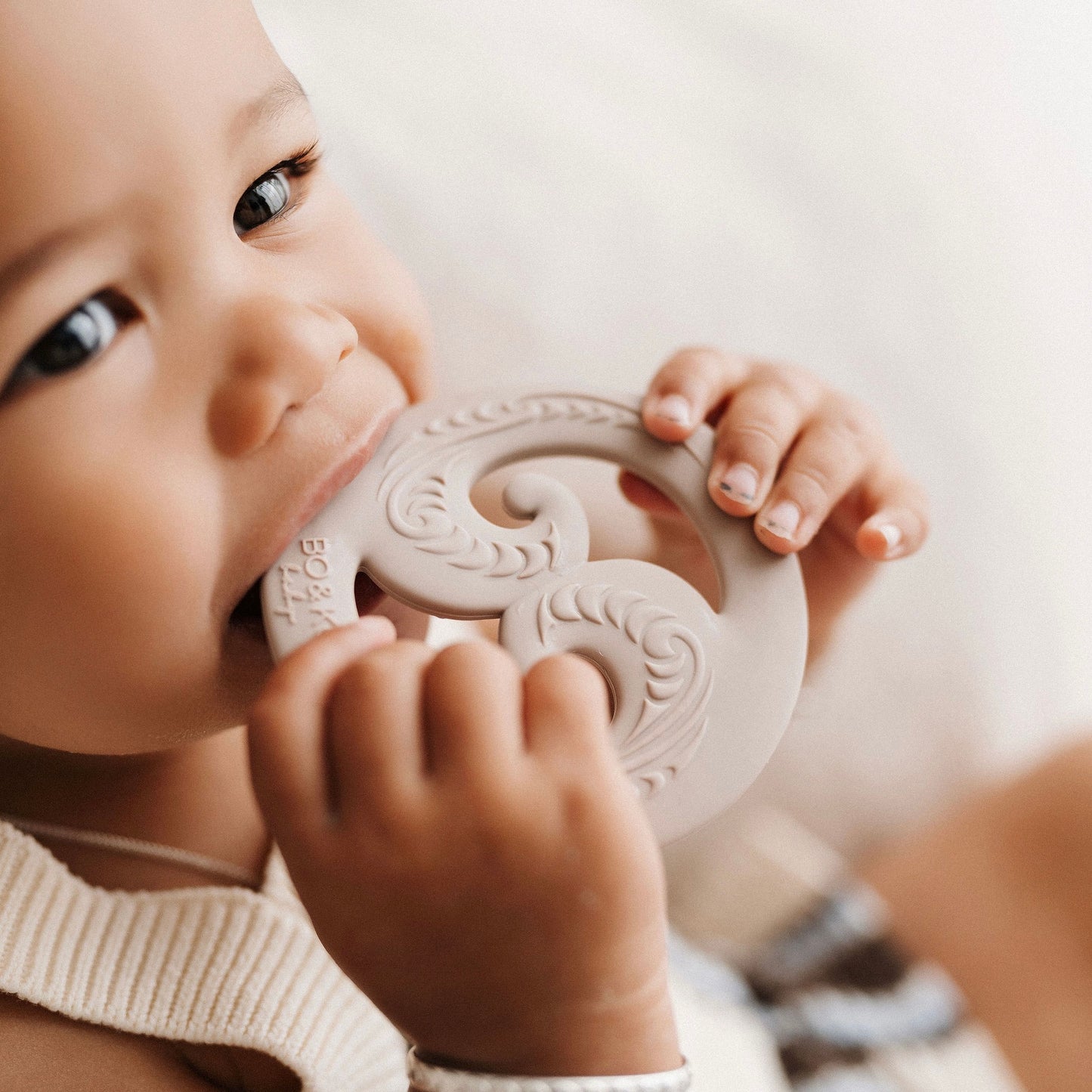 Bo & Ko Koru Teether Latte