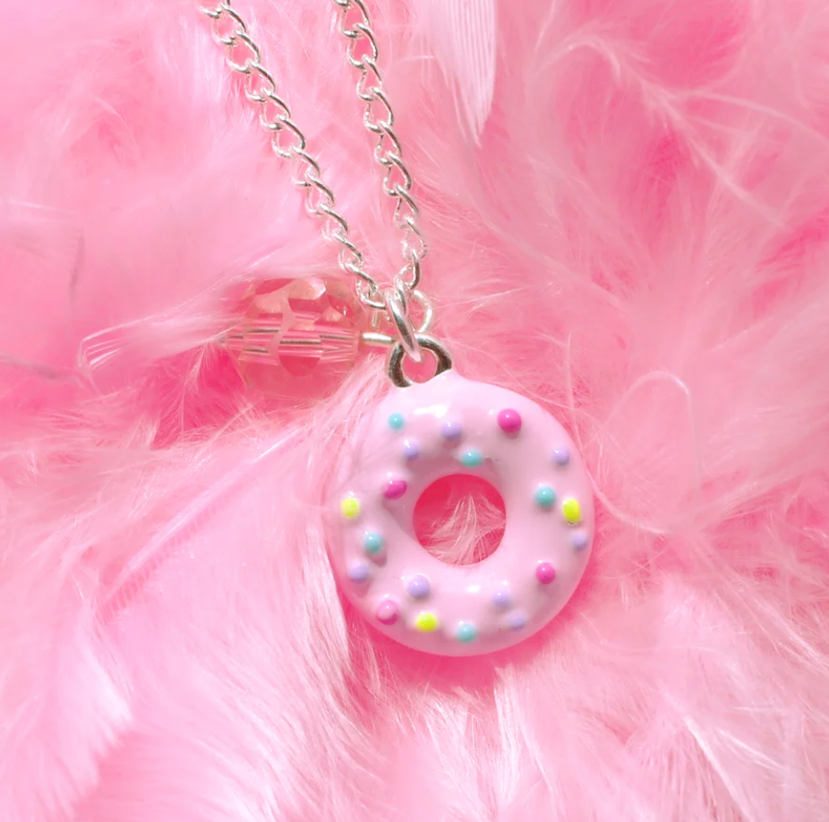 Lauren Hinkley Pink Donut Necklace