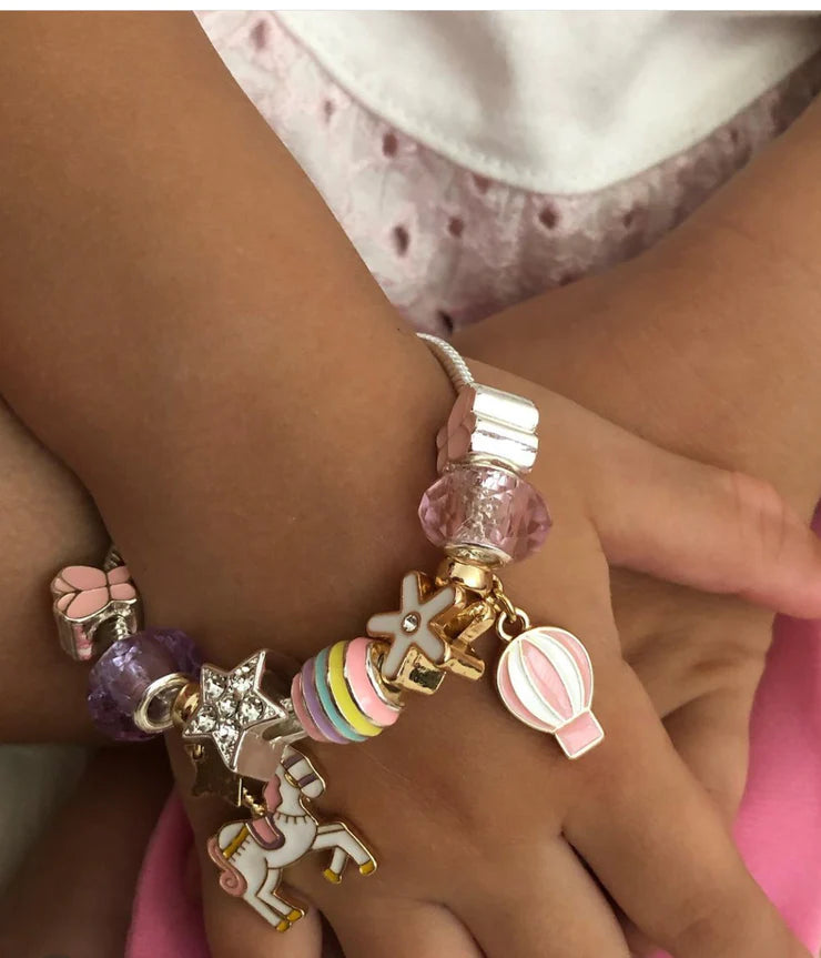 Lauren Hinkley Unicorn Carousel Charm Bracelet