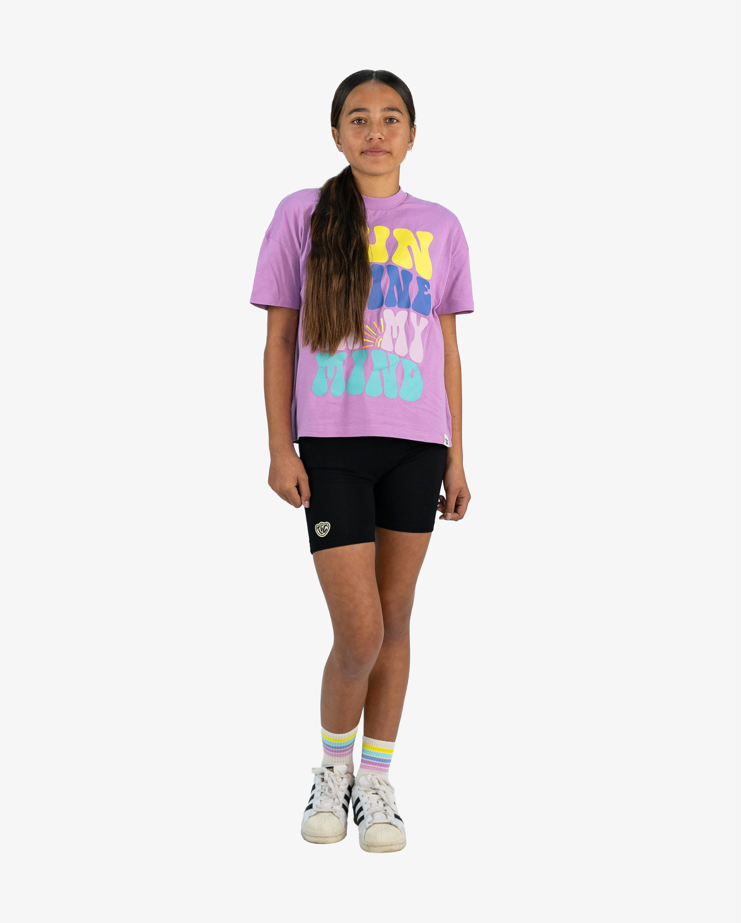 The Girl Club Relaxed Tee Lilac Sunshine